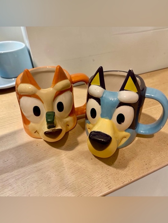Zak Other - Zak collectible mugs are the Zak Designs Bluey Bingo ceramic sculpted mugs Set